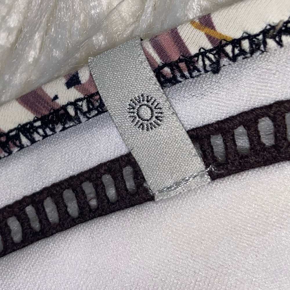 Rhythm Multicolor Patterned Bikini Top - image 4